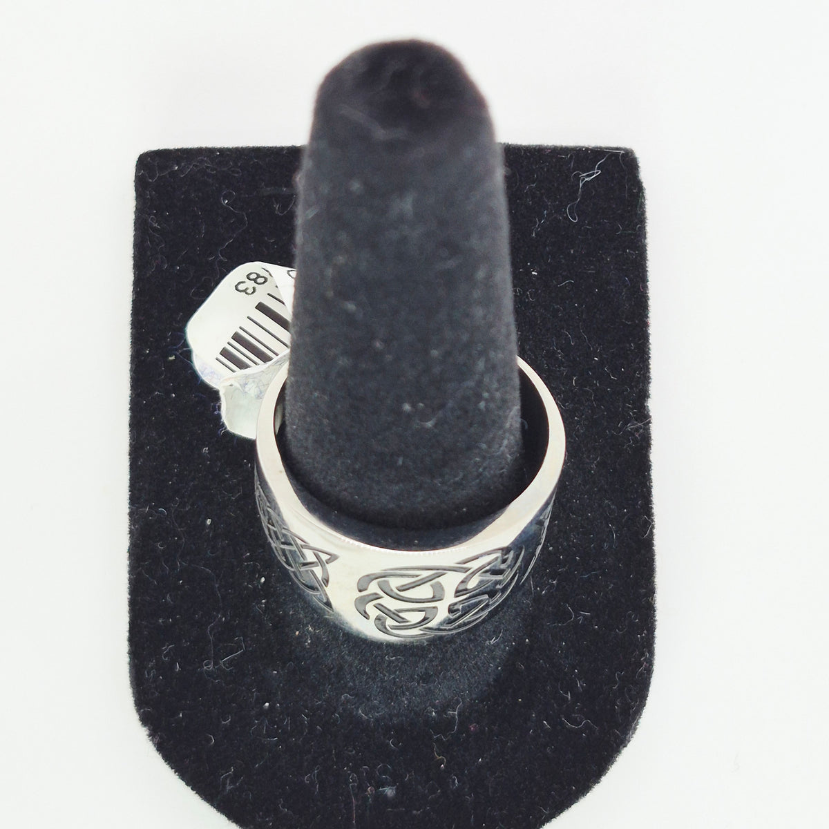 Timeless Treasures Celtic Knot Cigar Band Ring – Stainless Steel – Size 8 - NWT