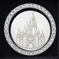 Cinderella Castle Disney Inspired Car Engine Start Button Cover & Crystal Ring Set - Walt Disney World
