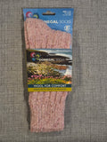 New Donegal Socks Irish Wool Blend Pink Crew Socks Size 4-7 / 5.5-8.5
