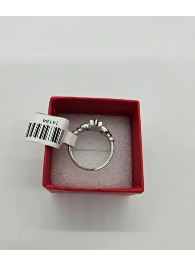 New Sterling Silver Claddagh Ring w/ Gold-Plated Heart • Size 5, 6.5, 8.5 & 9 Made in Ireland