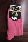 Connemara Merino Wool Socks - NWT - Pink - Size Medium (5.5-8.5)
