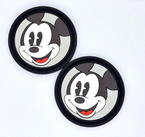 Mickey Mouse Silicone Car Coasters (Set of 2)