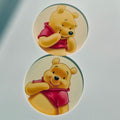 Winnie the Pooh Car Coasters – Acrylic Cup Holder Inserts (Set of 2, 2.75")