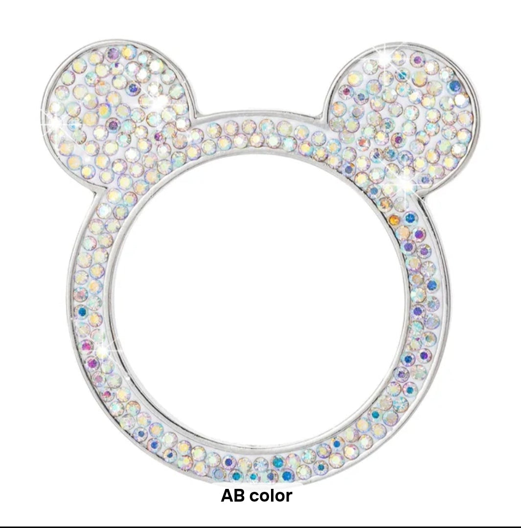 Mickey Mouse Inspired Engine Starter Ring – Disney Car Accessory (5 Colors)