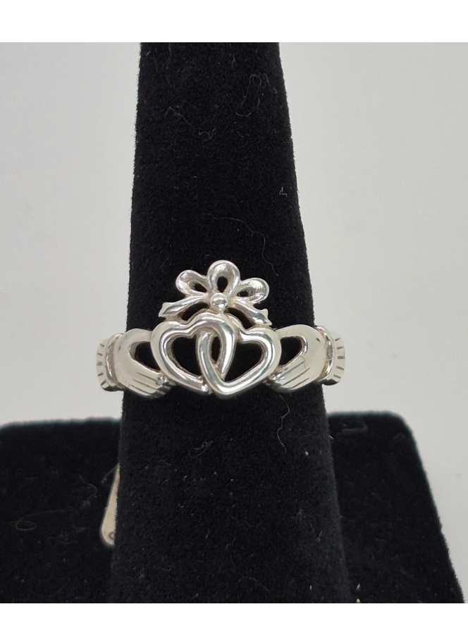 Solvar NWT "Your Heart, My Heart" Stering Silver Claddagh Ring - Size 6