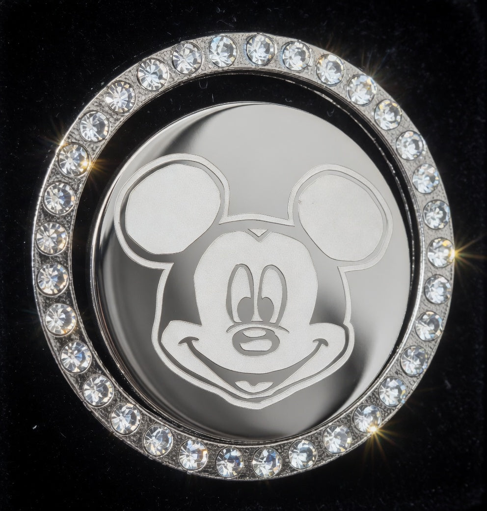 Mickey Mouse Inspired Car Engine Start Button Cover & Crystal Ring Set - Disney Inspired