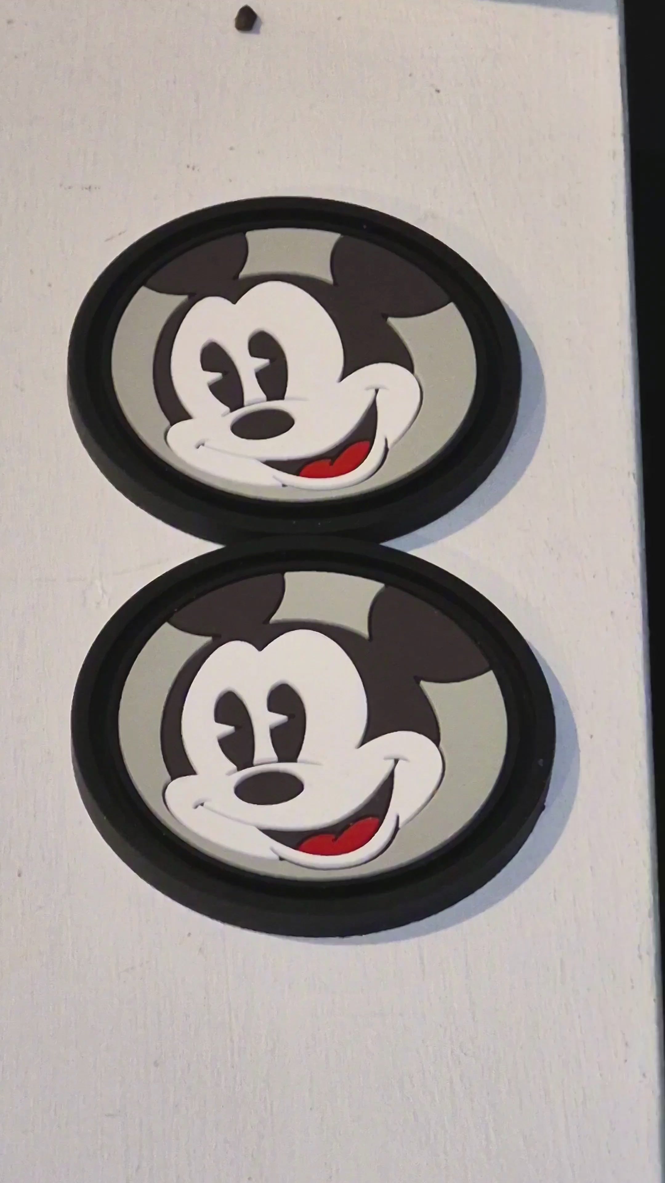 Mickey Mouse Silicone Car Coasters (Set of 2)