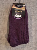 TWEEDS Connemara Socks 100% Pure Wool NWT Connemara Irish Wool Socks Purple