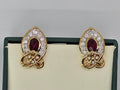 Tara Celtic Love Knot Halo Statement Earrings - Clip On NWT