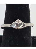 Contemporary Claddagh Ring – Sterling Silver – Size 5, 5.5 & 6  – NWT Made in Ireland